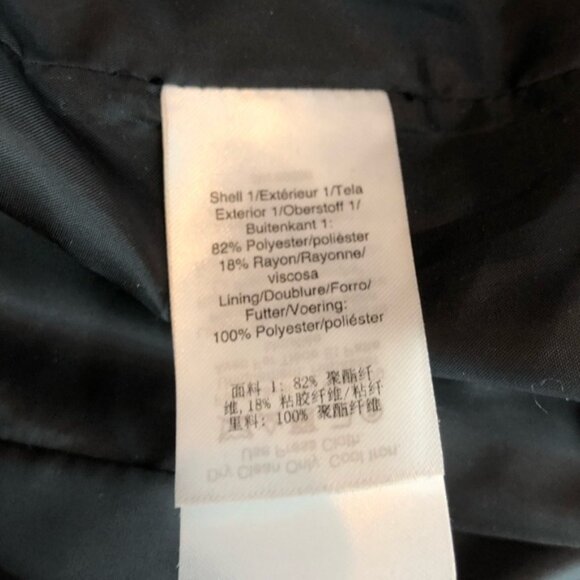 DKNY Black Long Tweed Topper Jacket - Picture 13 of 15